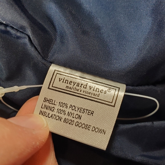 Vineyard Vines Martha's Vineyard Navy Goose Down Vest - Picture 5 of 8